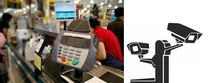 停車場監控記錄小賊偷后視鏡全過程