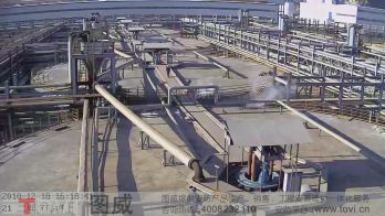 100萬(wàn)像素-氧化鋁廠車間樓頂數(shù)字高清視頻監(jiān)控錄像演示